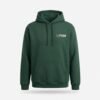 Hoodie Front & Back vert - devant