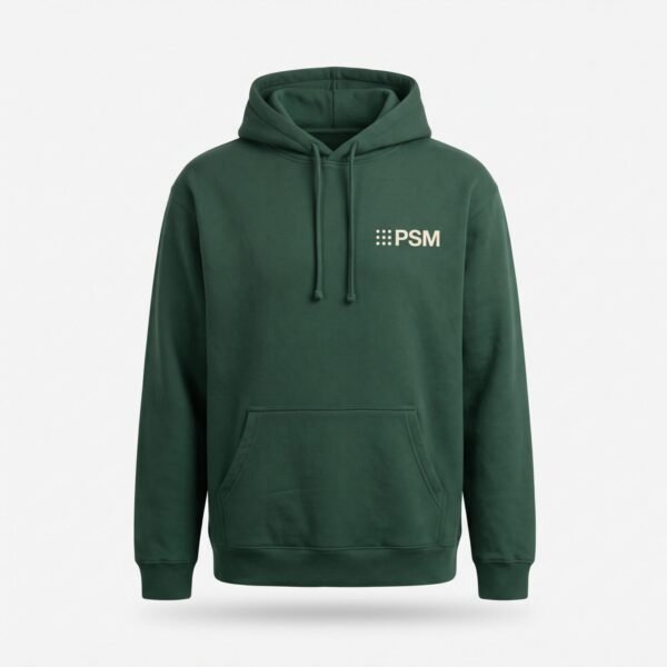 Hoodie Front & Back vert - devant