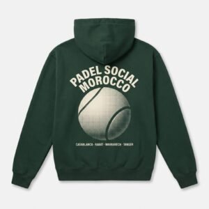 Hoodie Front & Back vert - dos