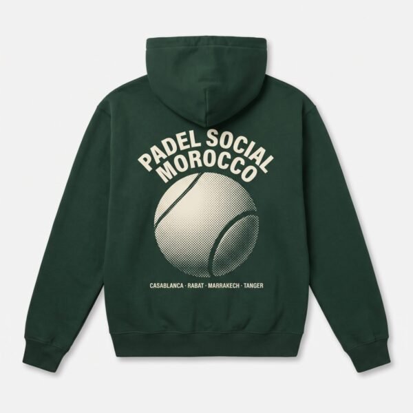 Hoodie Front & Back vert - dos
