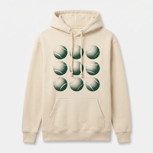 Hoodie Nine Balls crème