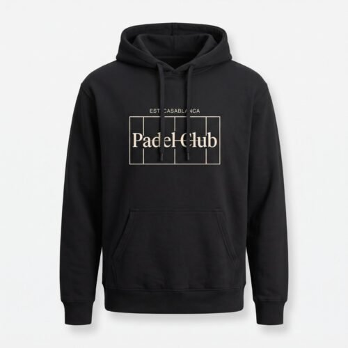 Hoodie Padel Club noir EST. CASABLANCA Hoodie Padel Club noir EST. CASABLANCA