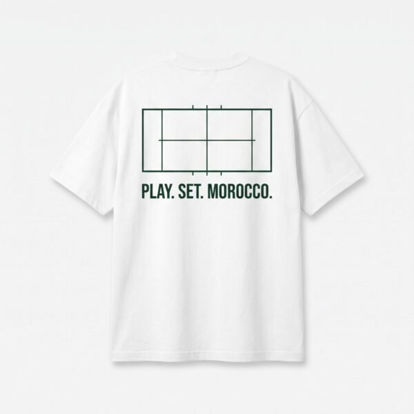 Tee Front & Back blanc - dos