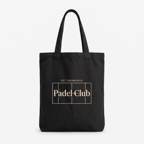 Tote Padel Club noir EST. CASABLANCA Tote Padel Club noir EST. CASABLANCA